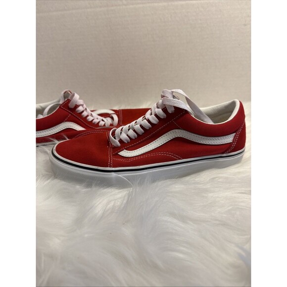 Vans Old Skool Off The Wall Red White Size Men's 7.5 Women's 9.0 - EUC - Picture 2 of 8